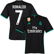 Ronaldo<br>Real Madrid Away Shirt<br>2017 - 2018