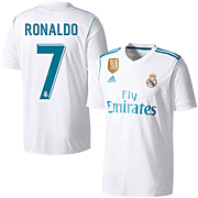 Ronaldo<br>Real Madrid Home Jersey<br>2017 - 2018
