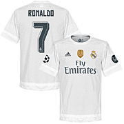 Ronaldo<br>Real Madrid Home Shirt<br>2015 - 2016