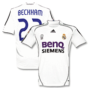Beckham<br>Camiseta Real Madrid Local<br>2006 - 2007