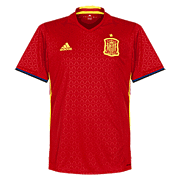 Spain<br>Home Shirt<br>2016 - 2017