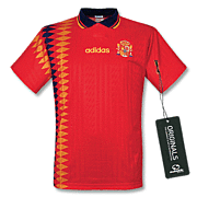 Spain<br>Home Shirt<br>1995 - 1996
