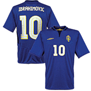 Zlatan Ibrahimovic<br>Sweden Away Jersey<br>2004 - 2005