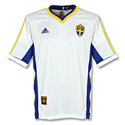 Zweden<br>Uit Voetbalshirt<br>1998 - 1999