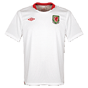 Wales<br>Uit Voetbalshirt<br>2010 - 2011