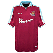 West Ham<br>Home Shirt<br>2000 - 2001