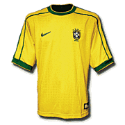 Brazilië<br>Thuis Voetbalshirt<br>1998 - 1999