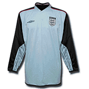 Engeland<br>Keepersshirt<br>2001 - 2002