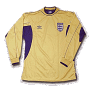 Inglaterra<br>Camiseta Local Portero<br>2000 - 2001