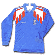 Frankrijk<br>Thuis Voetbalshirt<br>1988