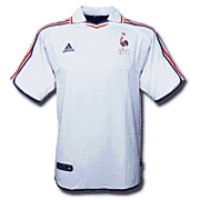Francia<br>Camiseta Visitante<br>2000 - 2001