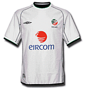 Ierland<br>Uit Voetbalshirt<br>2001 - 2002
