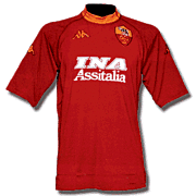 AS Roma<br>Thuis Voetbalshirt<br>2000 - 2001