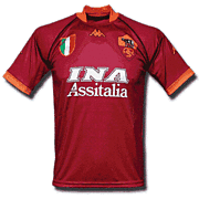 AS Roma<br>Camiseta Local<br>2001 -2002