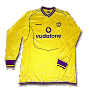 Man Utd<br>Away GK Shirt<br>2000 - 2001