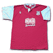 West Ham<br>Home Shirt<br>1990 - 1991