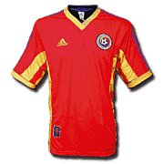 Roemenië<br>Uit Voetbalshirt<br>1998 - 1999
