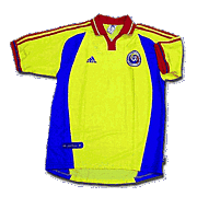 Roemenië<br>Thuis Voetbalshirt<br>2000 - 2001